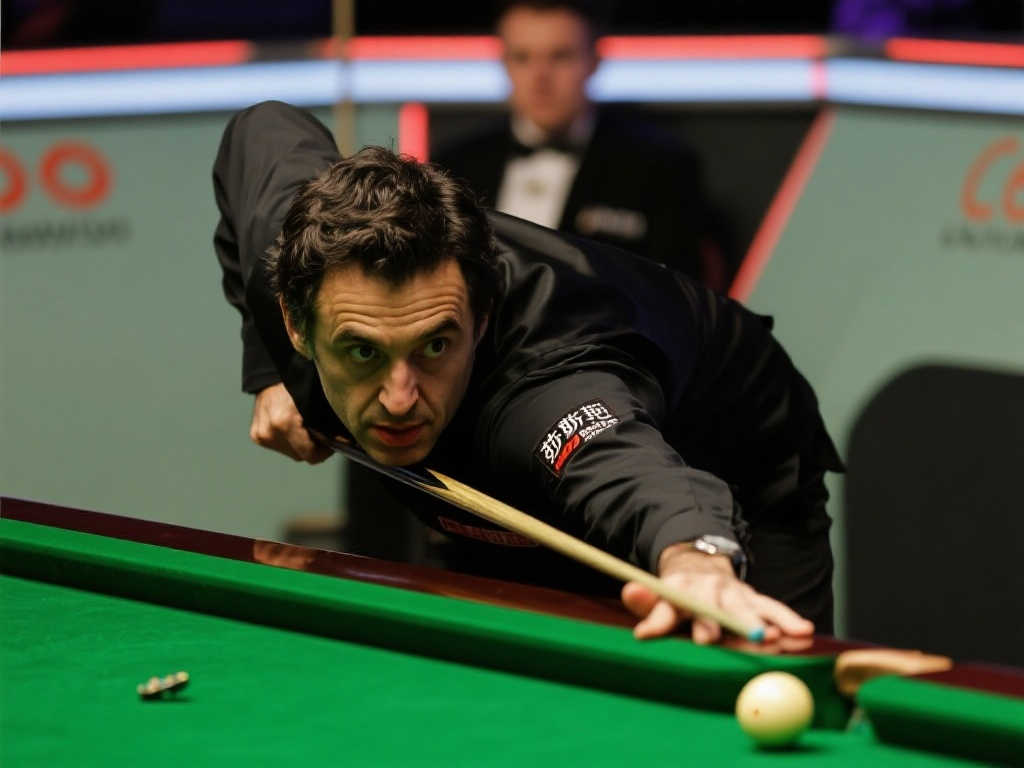 稍显遗憾!斯佳辉第二阶段多次失误,暂以6-10落后奥沙利文 稍显遗憾!斯佳辉第二阶段多次失误,暂以6-10落后奥沙利文