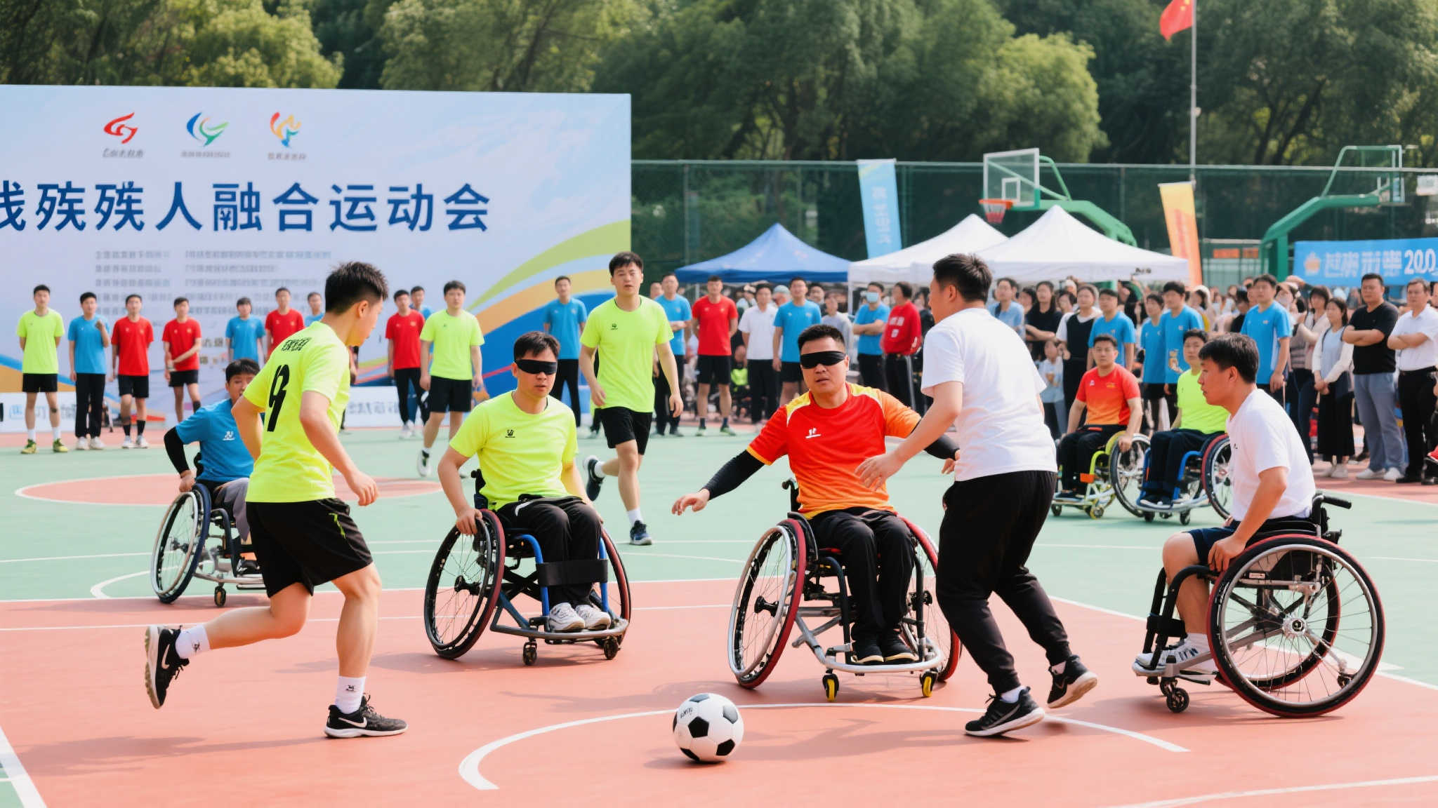 对手亦是队友！200名残健融合运动员共竞风采